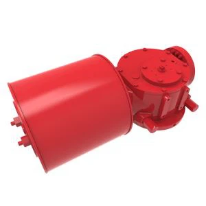 Raskeveokite pöörlev pneumaatiline täiturmootor